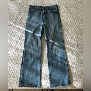 Levi’s rib cage crop jeans